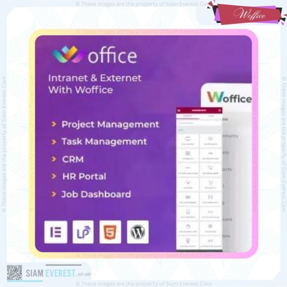 Woffice Intranet Extranet and Project Management WordPress Theme