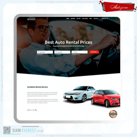 Autozone Auto Dealer & Car Rental Theme